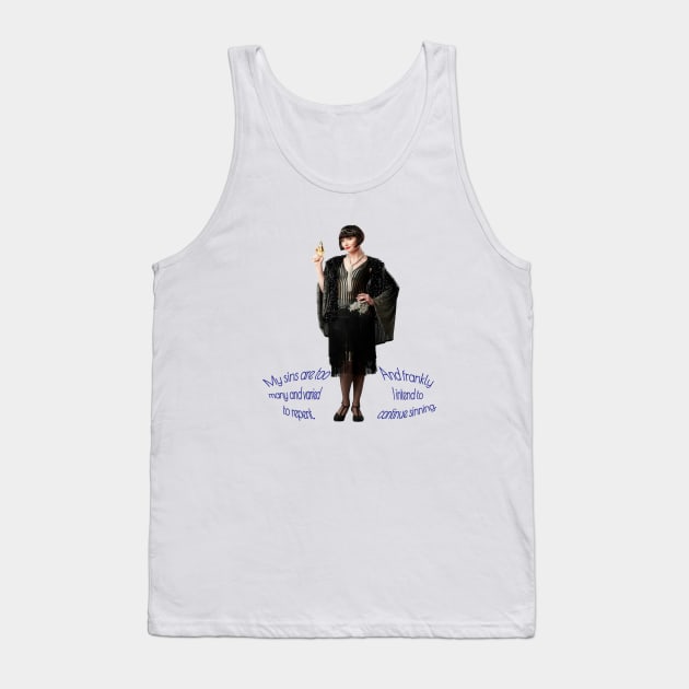 Miss Fisher's Murder Mysteries Tank Top by rmcox20